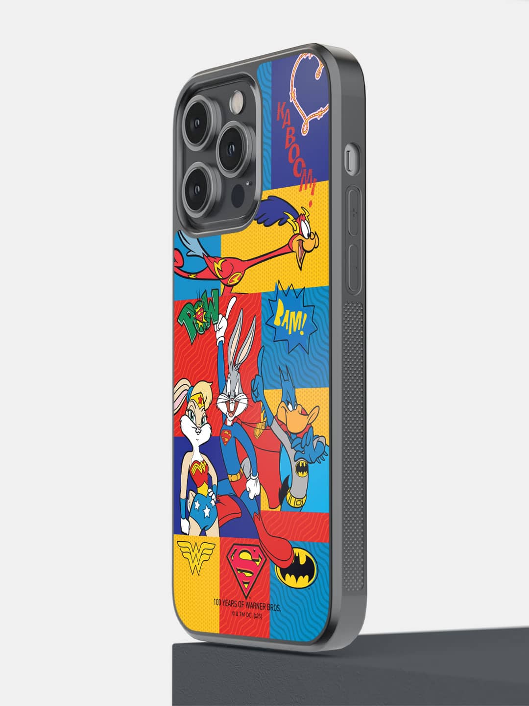 Justice League Shuffle - iPhone 14 Pro Max Bumper Cover