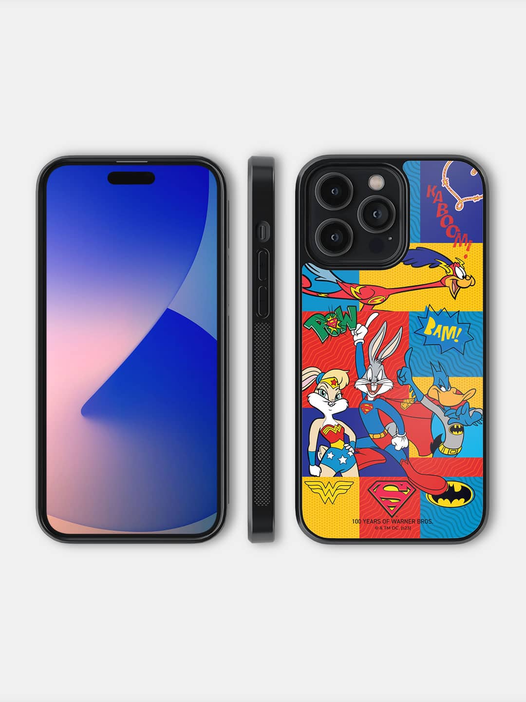 Justice League Shuffle - iPhone 14 Pro Max Bumper Cover