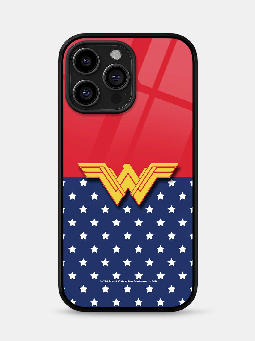 Classic Wonder Woman Logo - iPhone 15 Pro Max Glass Cover