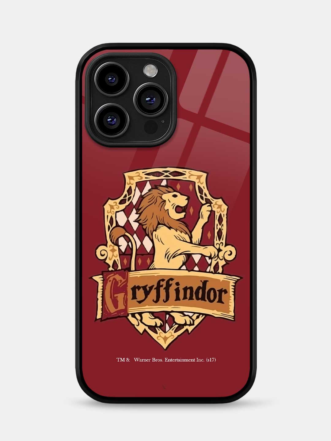 Crest Gryffindor - iPhone 15 Pro Max Glass Cover