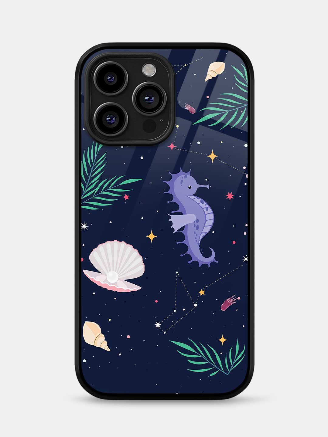 Space Beach - iPhone 15 Pro Max Glass Cover