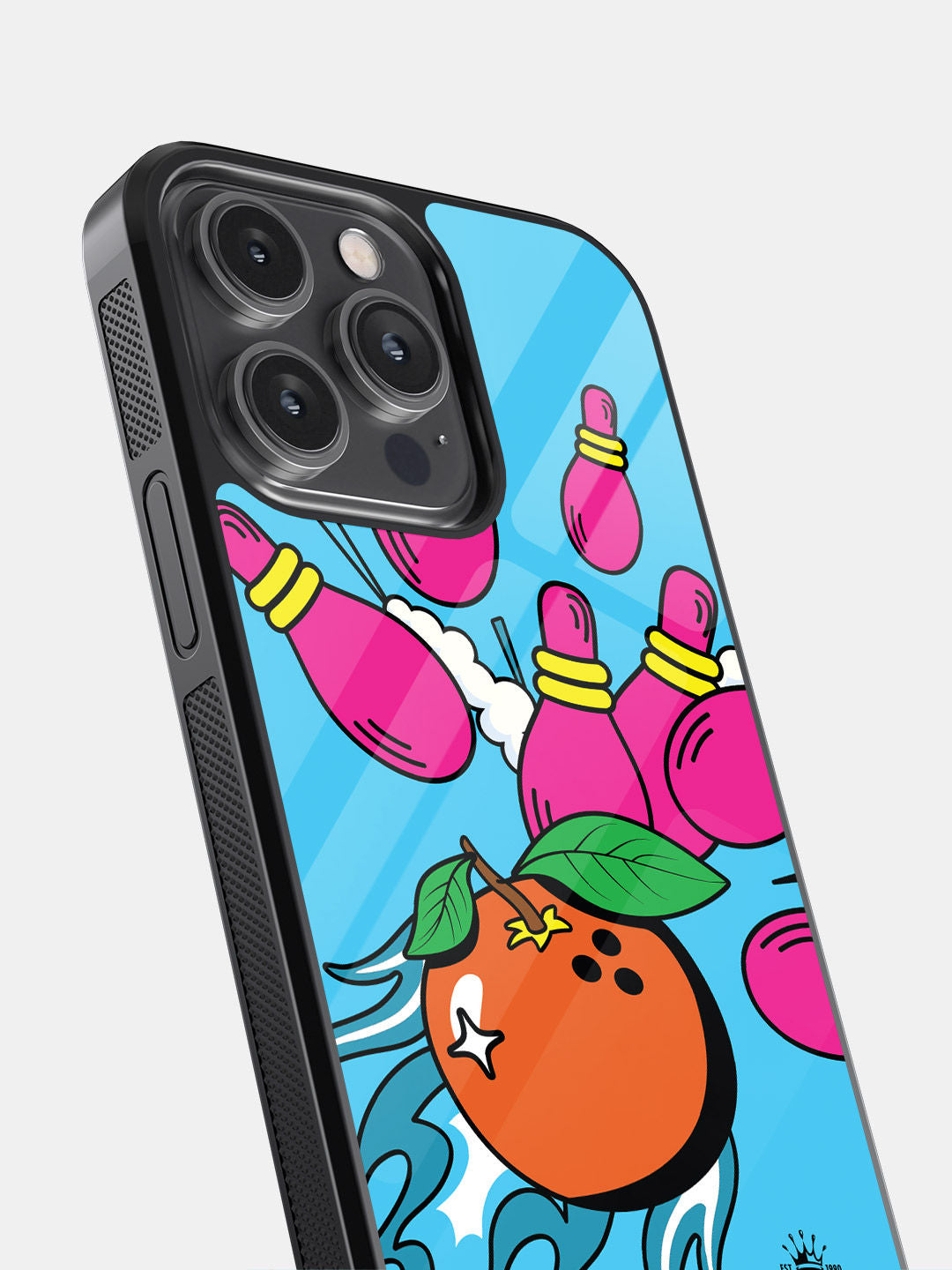 Play On Zesty Pins - iPhone 15 Pro Max Glass Cover