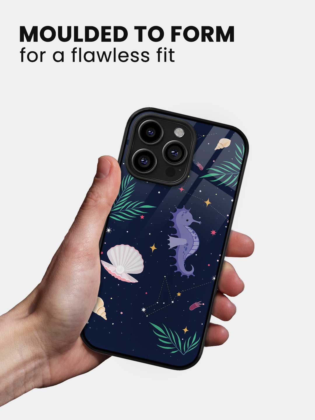Space Beach - iPhone 15 Pro Max Glass Cover