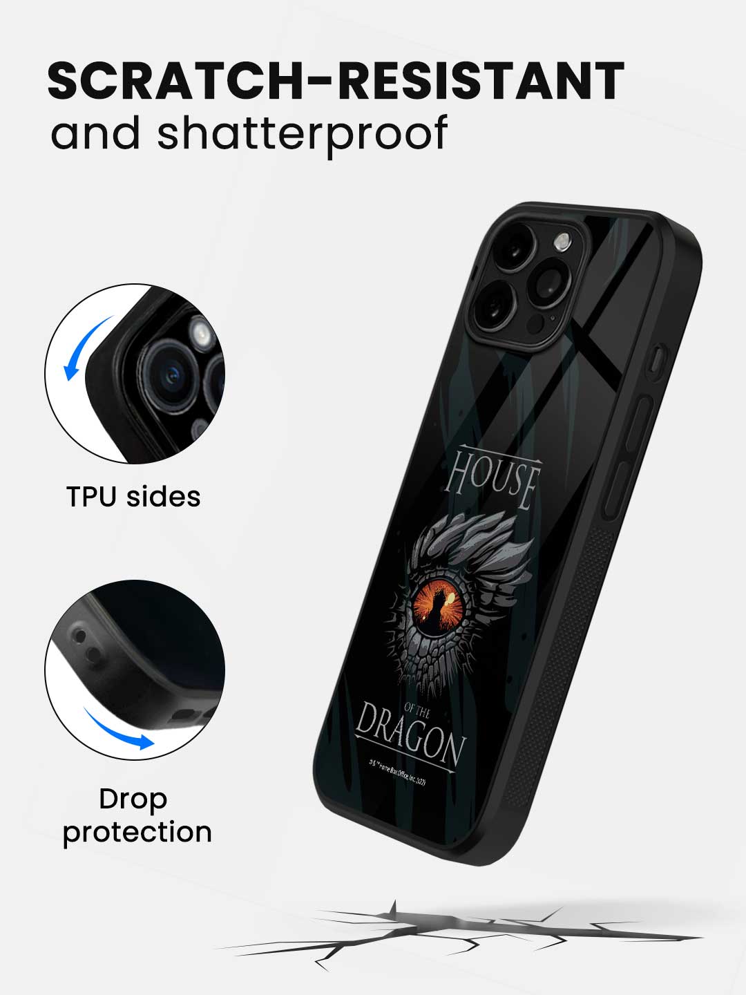 Dragons Eye - iPhone 15 Pro Max Glass Cover