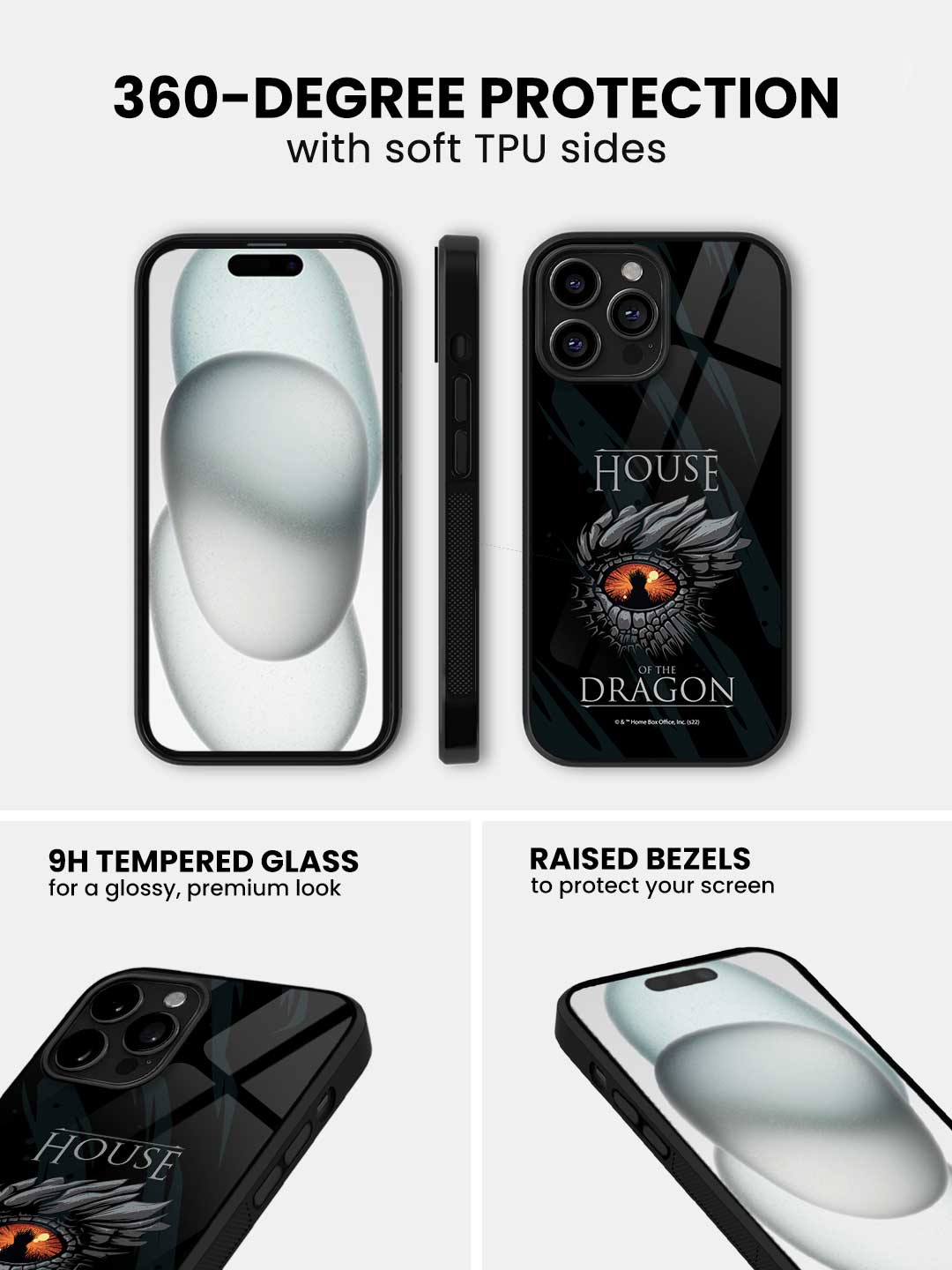Dragons Eye - iPhone 15 Pro Max Glass Cover