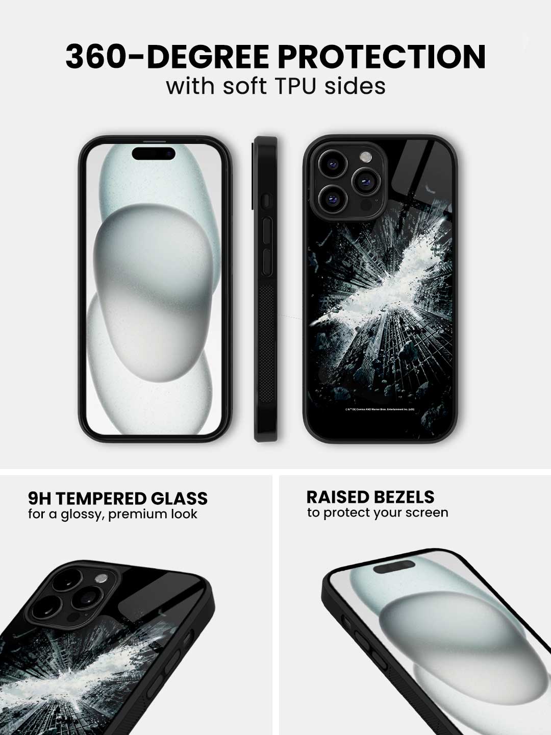 God of Gotham - iPhone 14 Pro Max Glass Cover