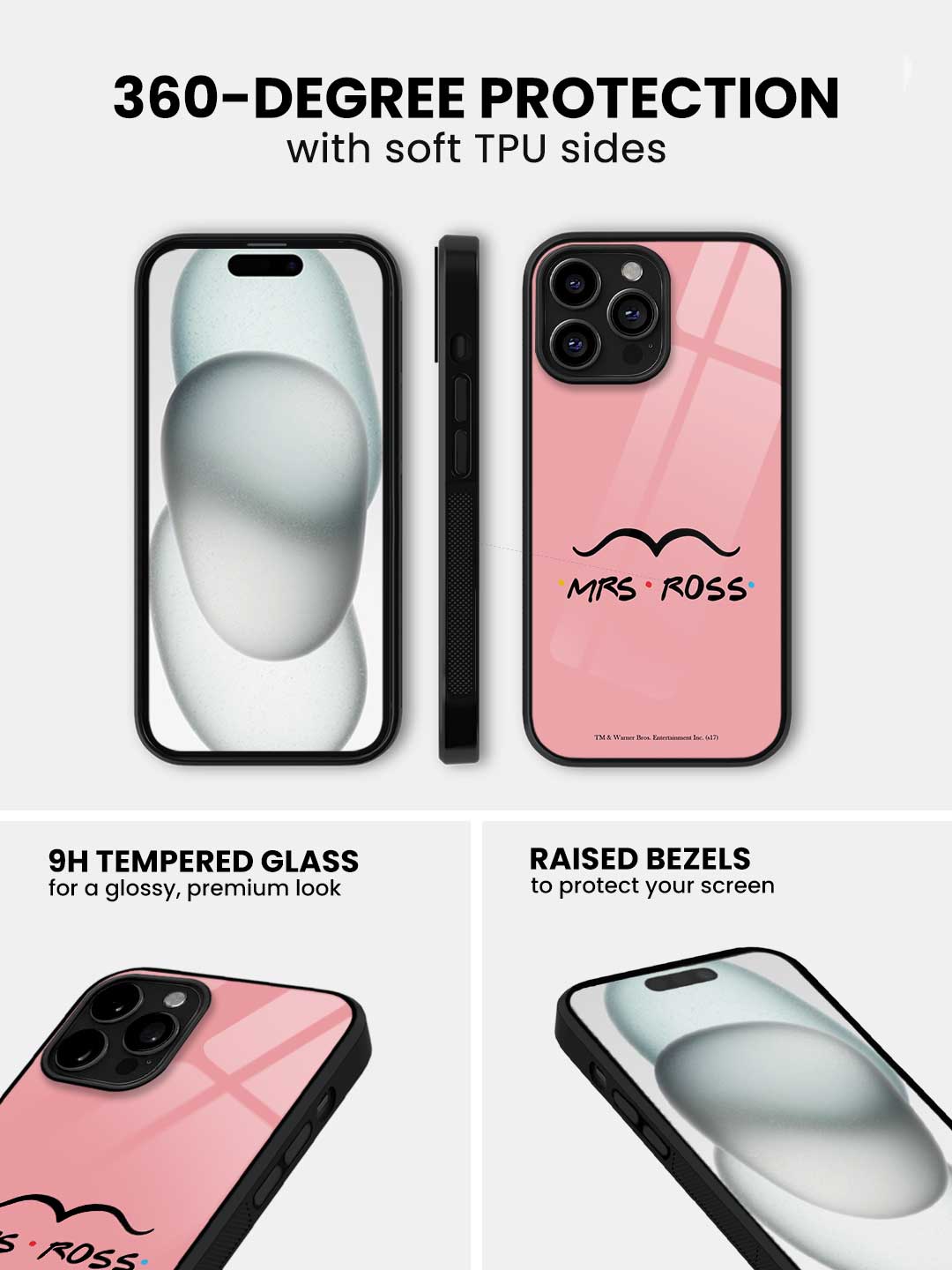 Lobster Mates Mrs Ross - iPhone 15 Pro Max Glass Cover