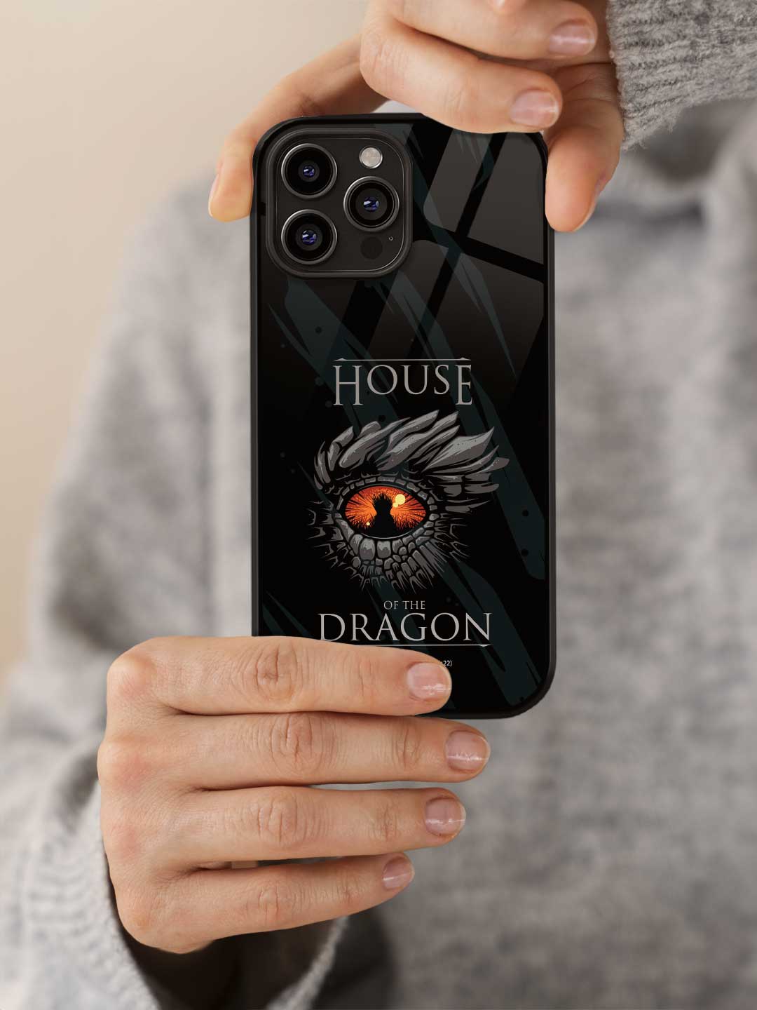 Dragons Eye - iPhone 15 Pro Max Glass Cover