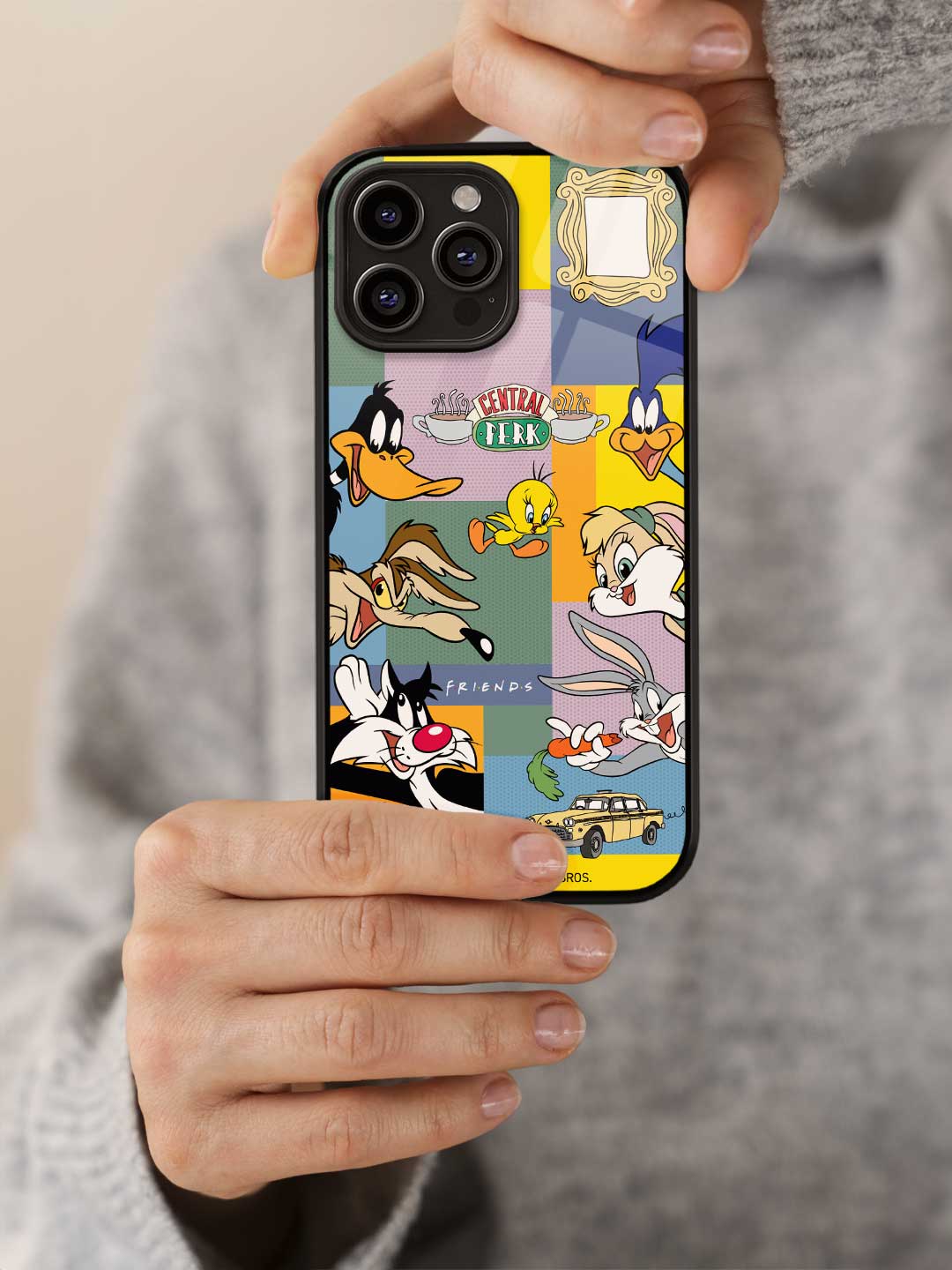 Friends Shuffle - iPhone 15 Pro Max Glass Cover