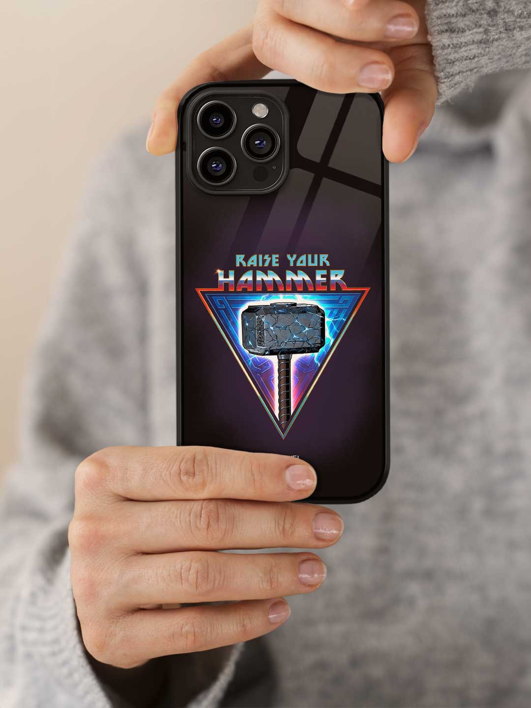 Mighty Raise your Hammer - iPhone 14 Pro Max Glass Cover