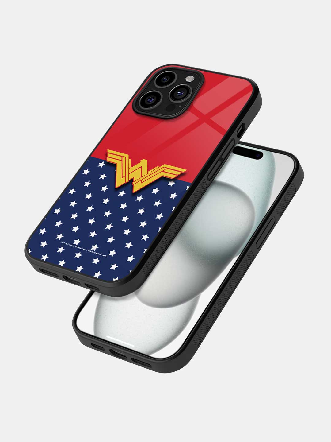 Classic Wonder Woman Logo - iPhone 15 Pro Max Glass Cover