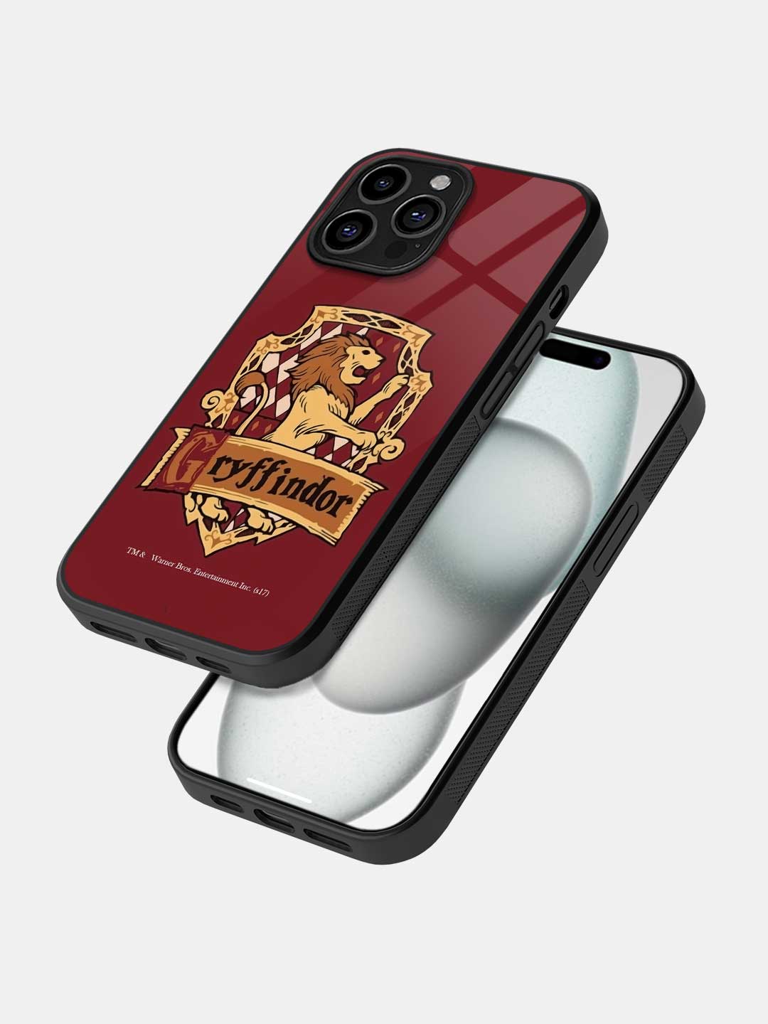 Crest Gryffindor - iPhone 15 Pro Max Glass Cover