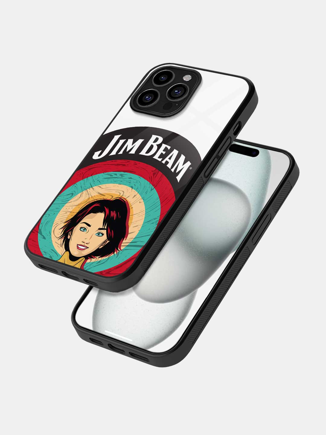 Jim Beam Character White - iPhone 14 Pro Max Glass Cover