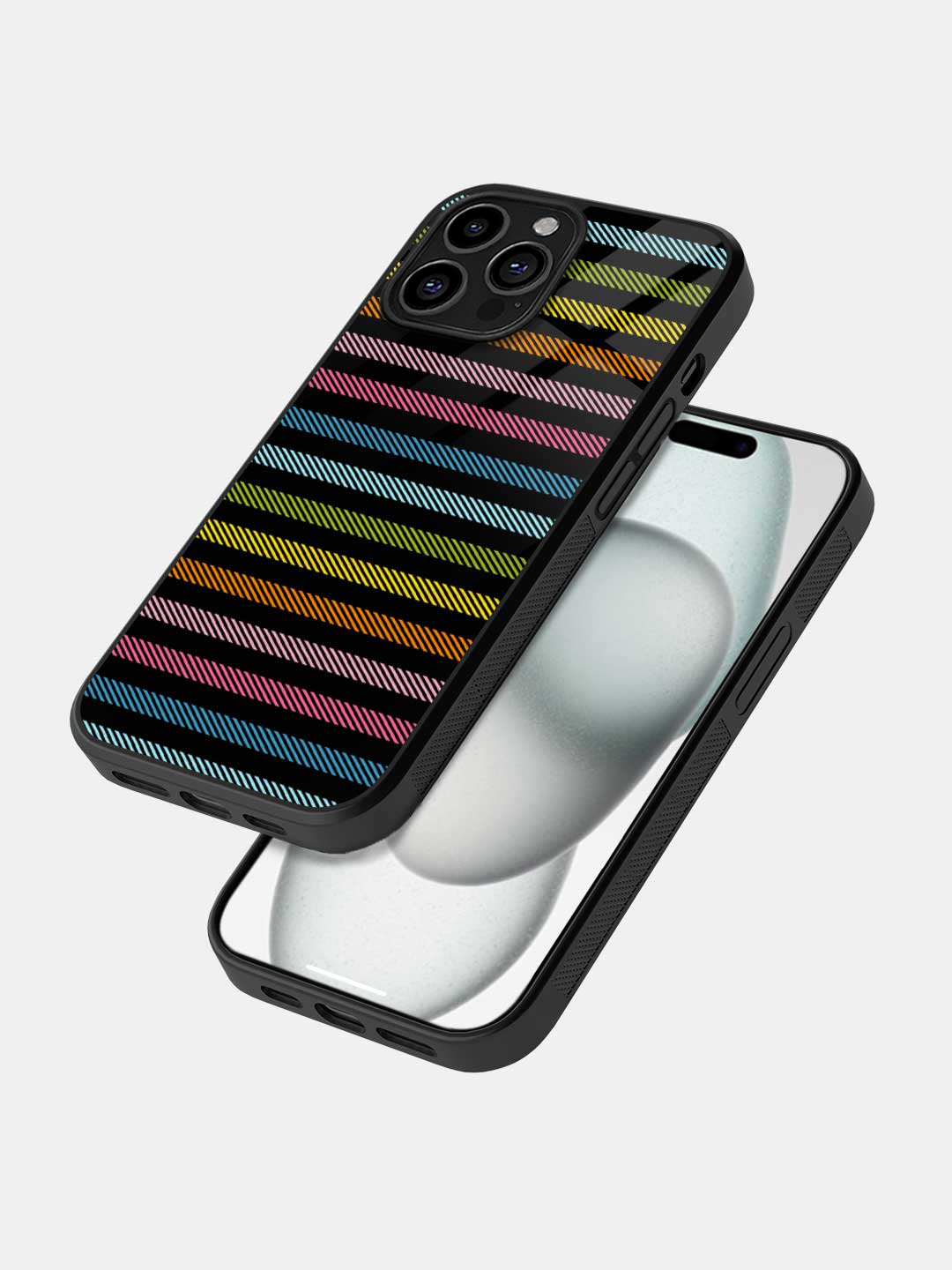 Stripes All the Way - iPhone 15 Pro Max Glass Cover