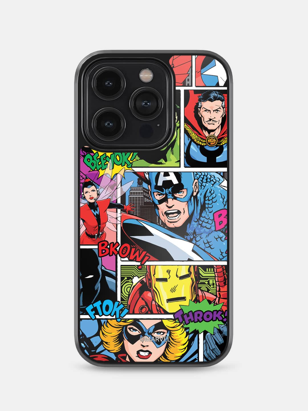 Comic Superheroes Mashup - iPhone 14 Pro Cover