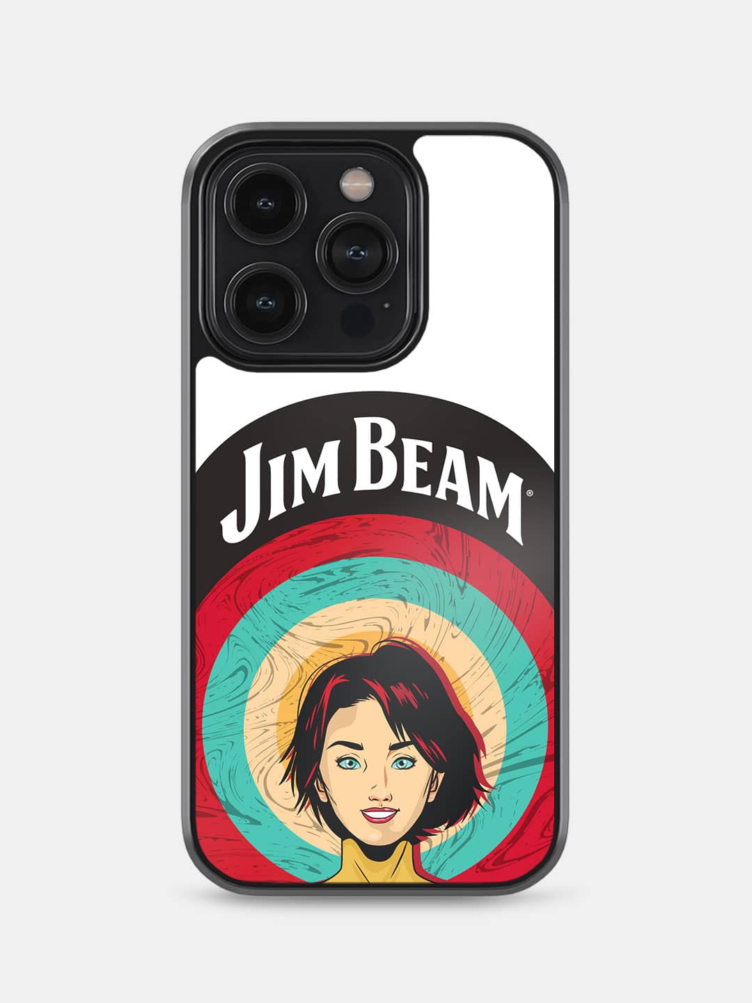 Jim Beam Character White - iPhone 14 Pro Cover