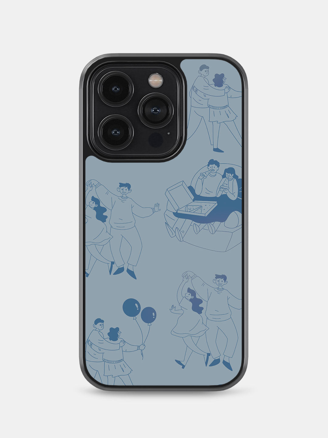 Love Tale Grey - iPhone 14 Pro Cover