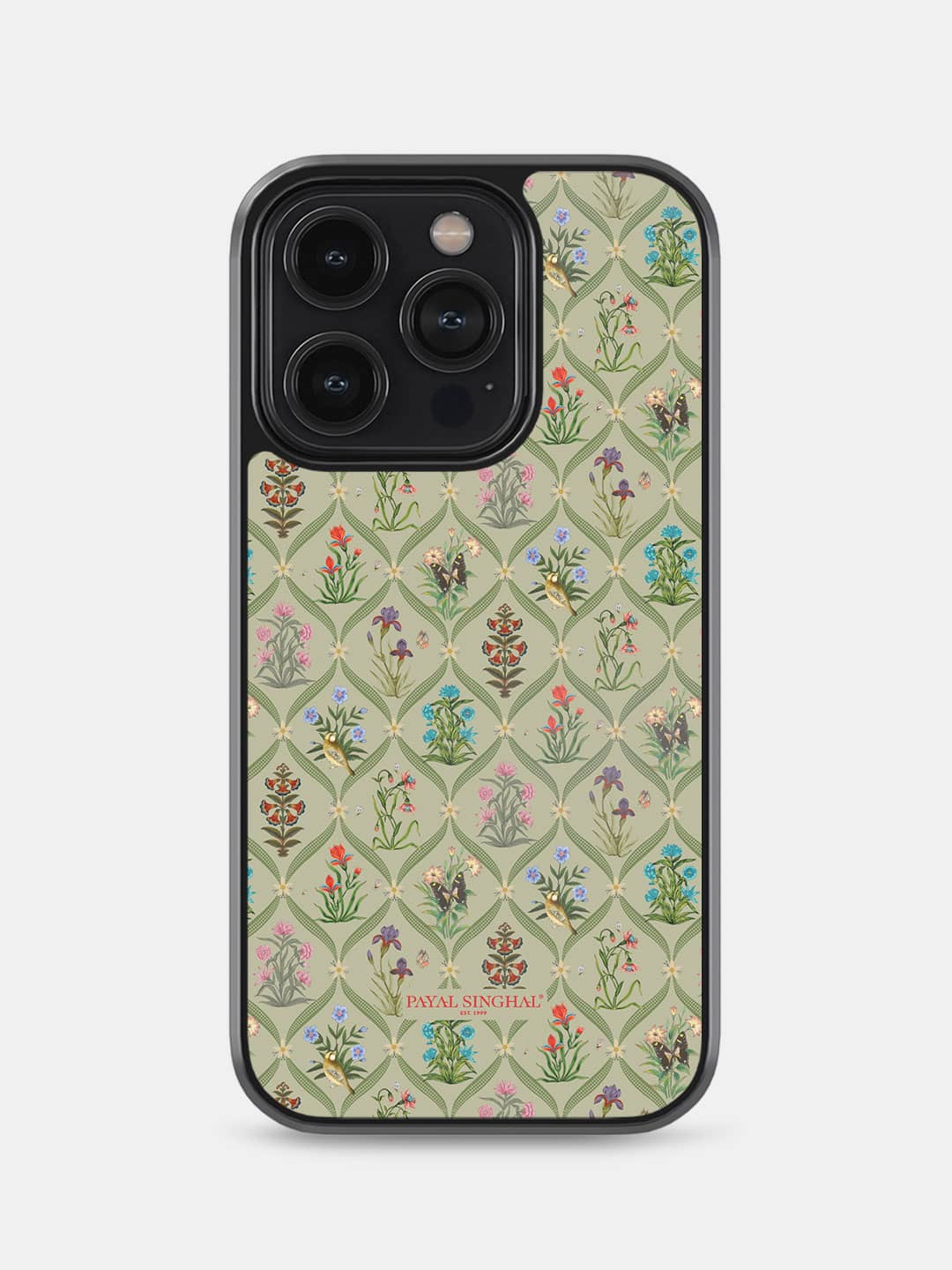 Payal Singhal Mughal Motifs - iPhone 14 Pro Bumper Cover