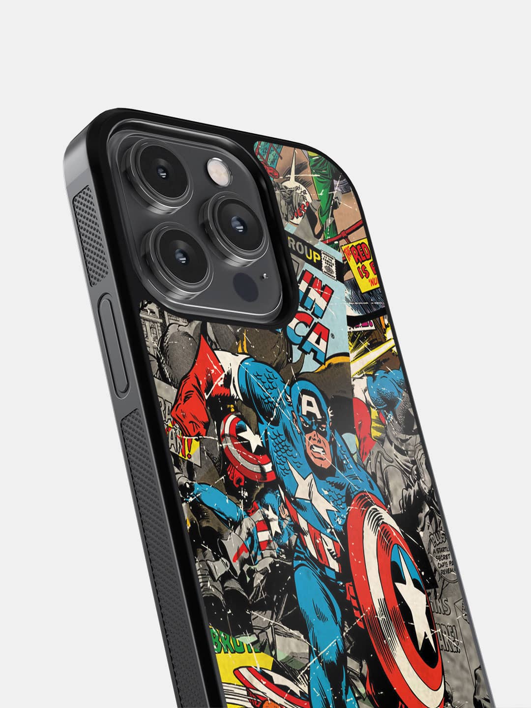 Comic Captain America - iPhone 14 Pro Cover