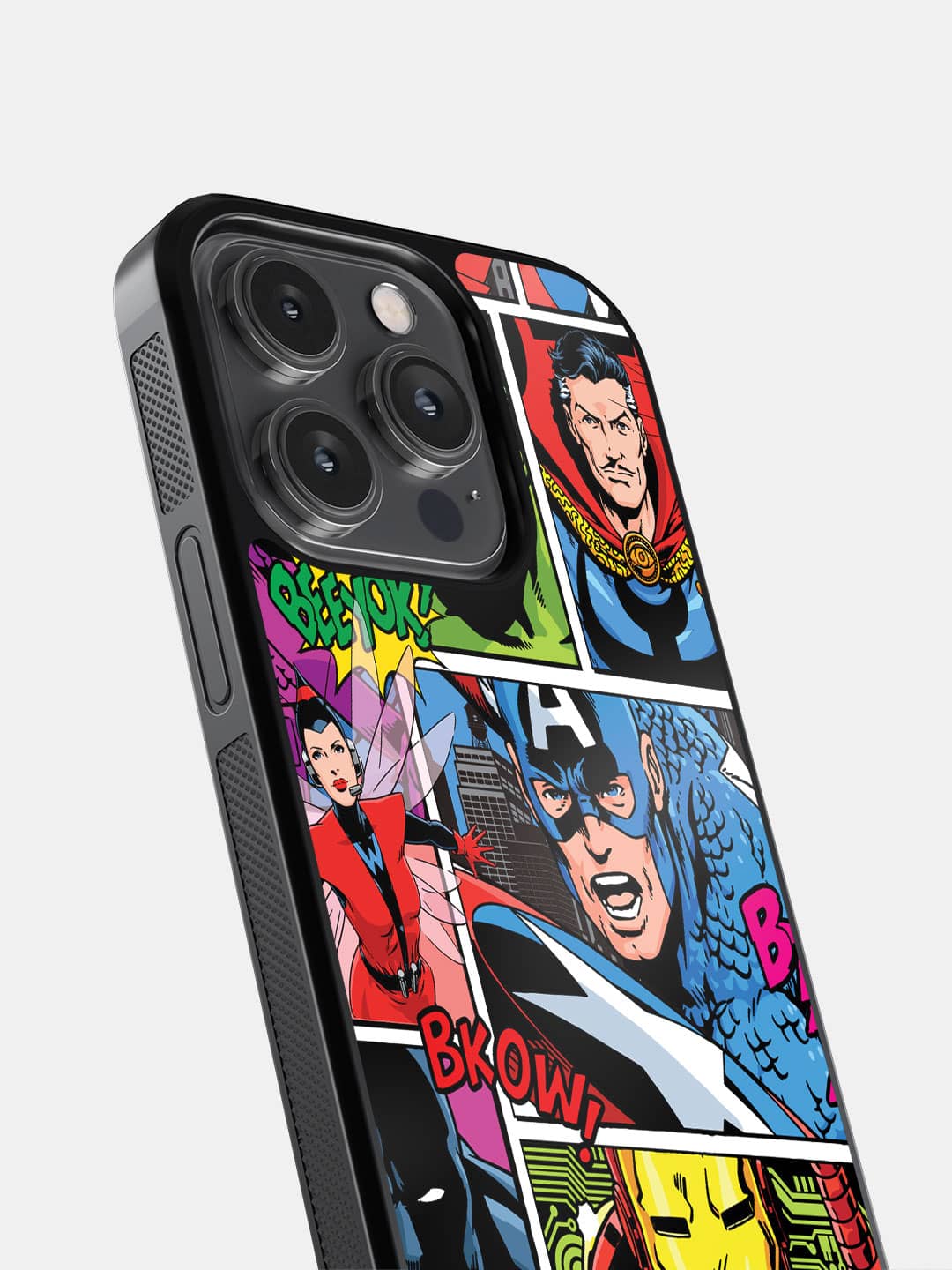 Comic Superheroes Mashup - iPhone 14 Pro Cover