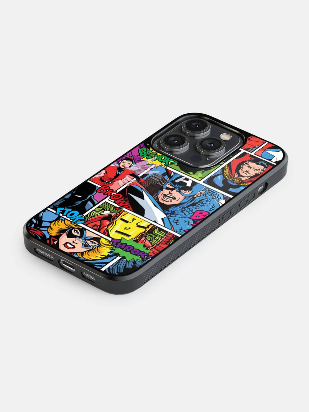 Comic Superheroes Mashup - iPhone 14 Pro Cover