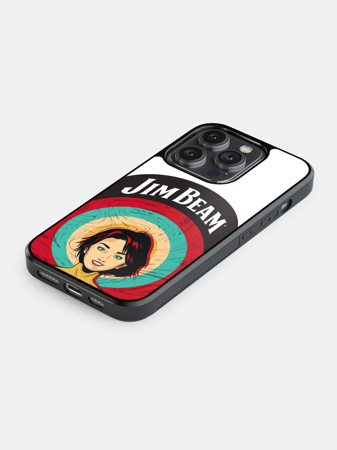 Jim Beam Character White - iPhone 14 Pro Cover