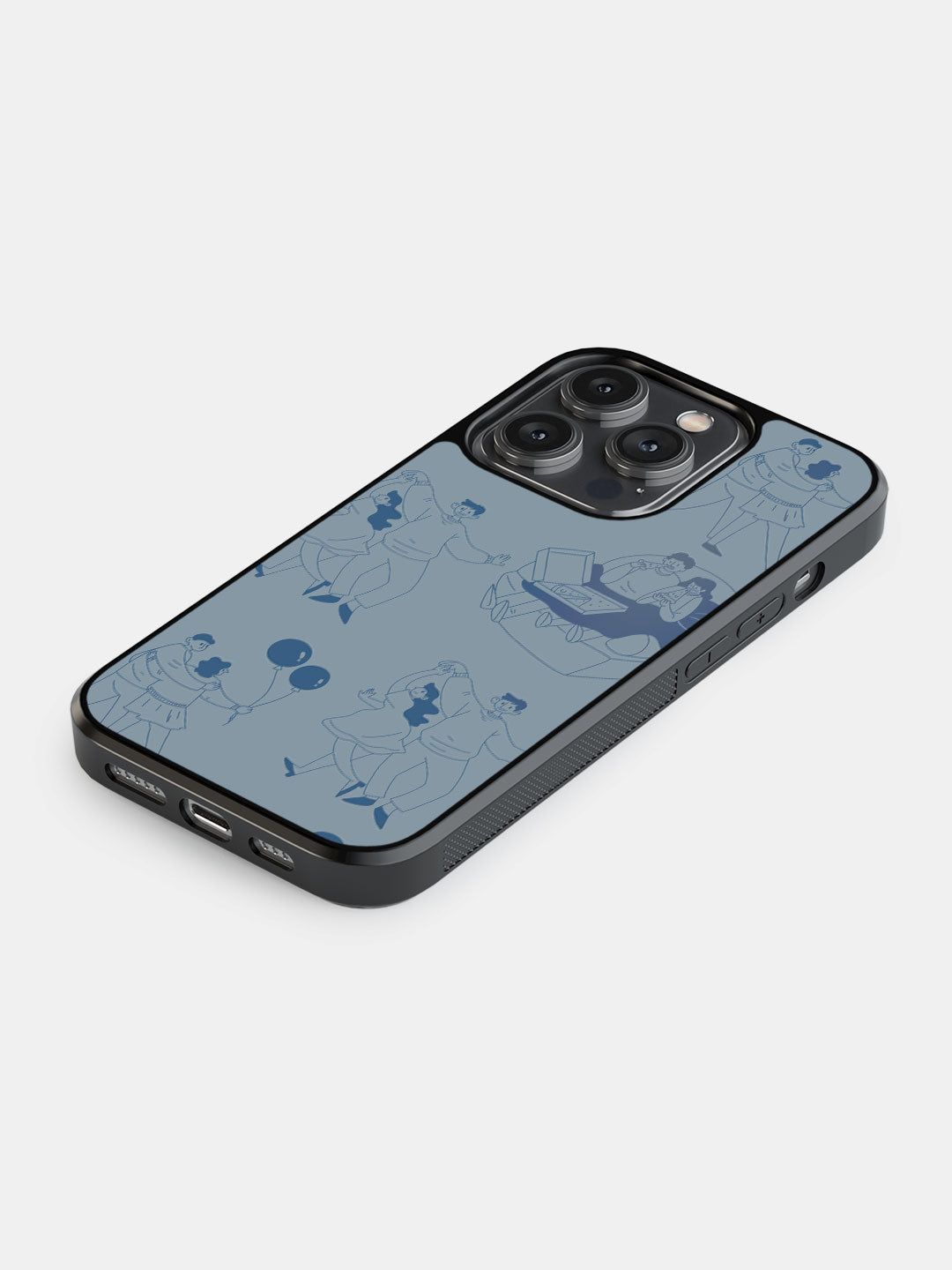 Love Tale Grey - iPhone 14 Pro Cover