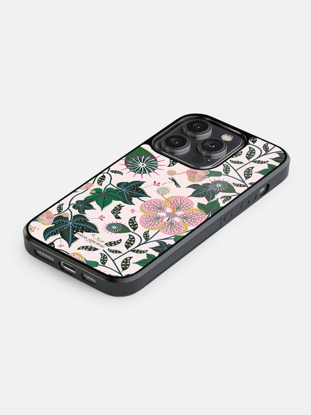 Payal Singhal Abutilon White - iPhone 14 Pro Bumper Cover
