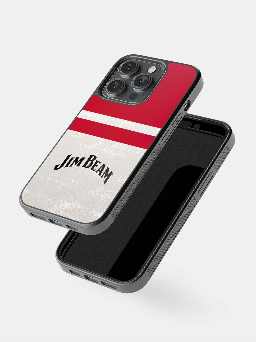 Jim Beam White Stripes - iPhone 14 Pro Cover