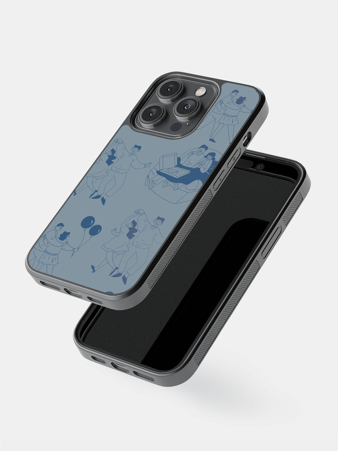 Love Tale Grey - iPhone 14 Pro Cover