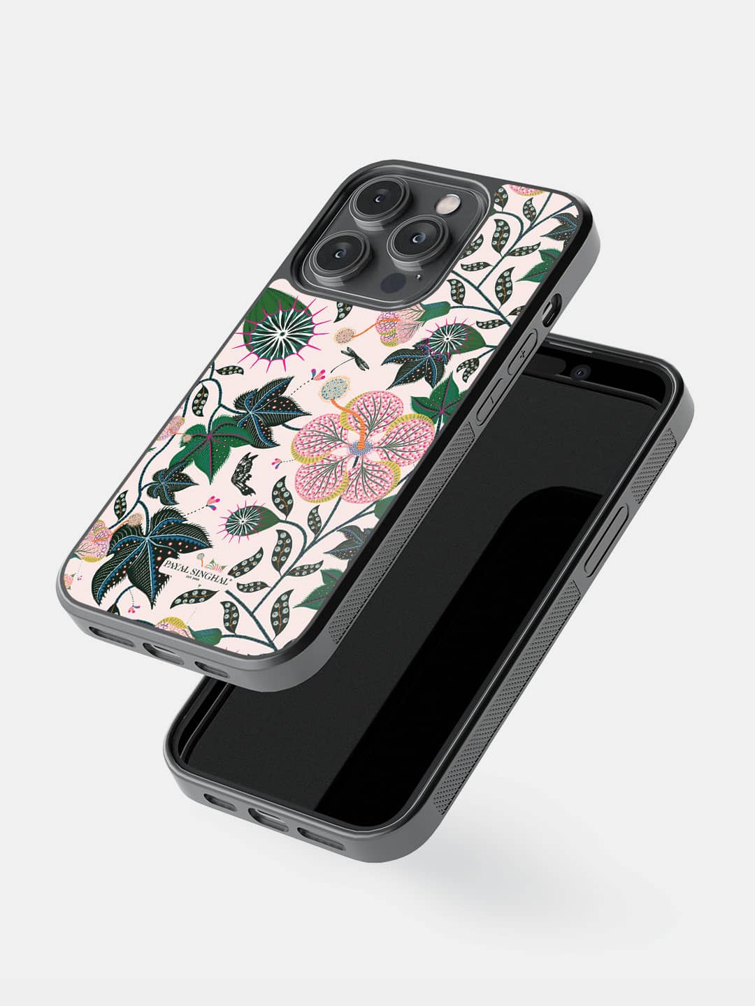 Payal Singhal Abutilon White - iPhone 14 Pro Bumper Cover