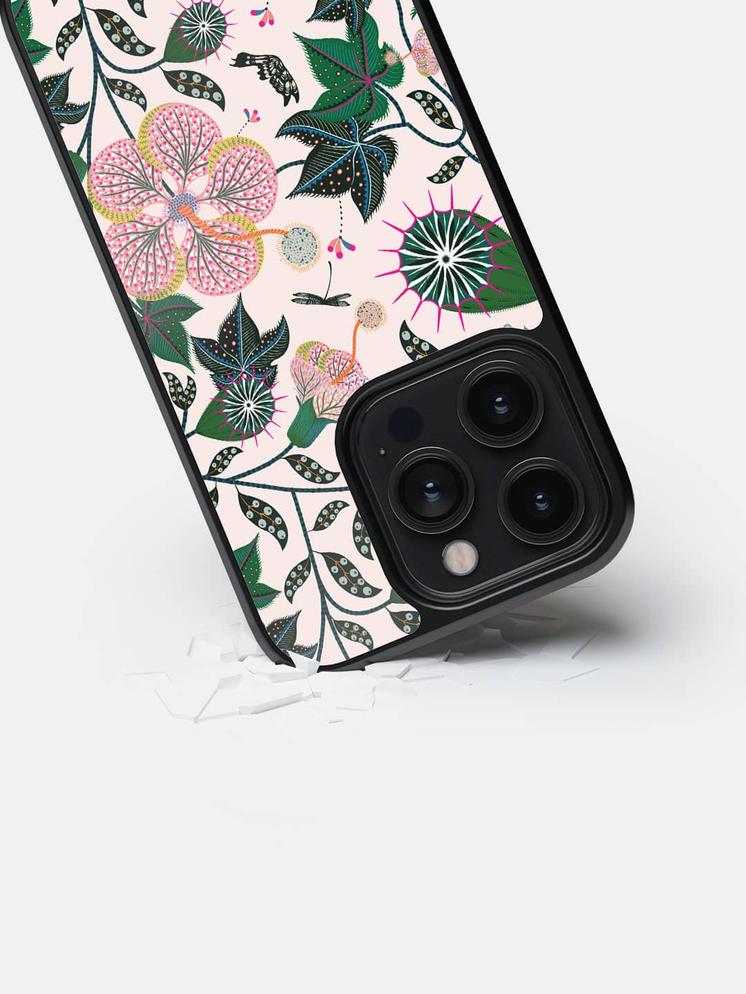 Payal Singhal Abutilon White - iPhone 14 Pro Bumper Cover
