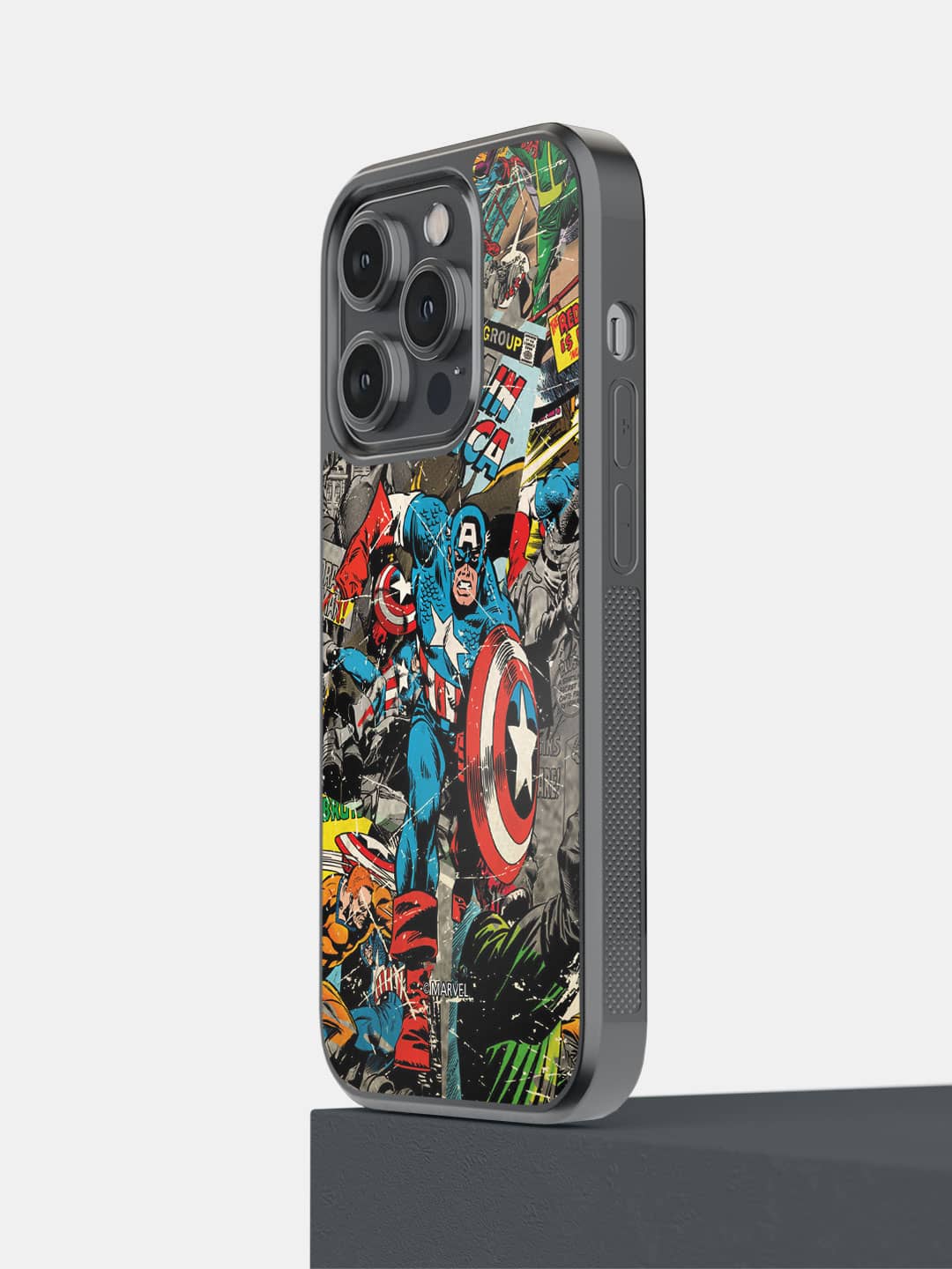 Comic Captain America - iPhone 14 Pro Cover