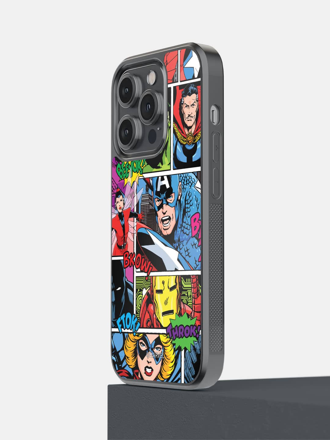 Comic Superheroes Mashup - iPhone 14 Pro Cover