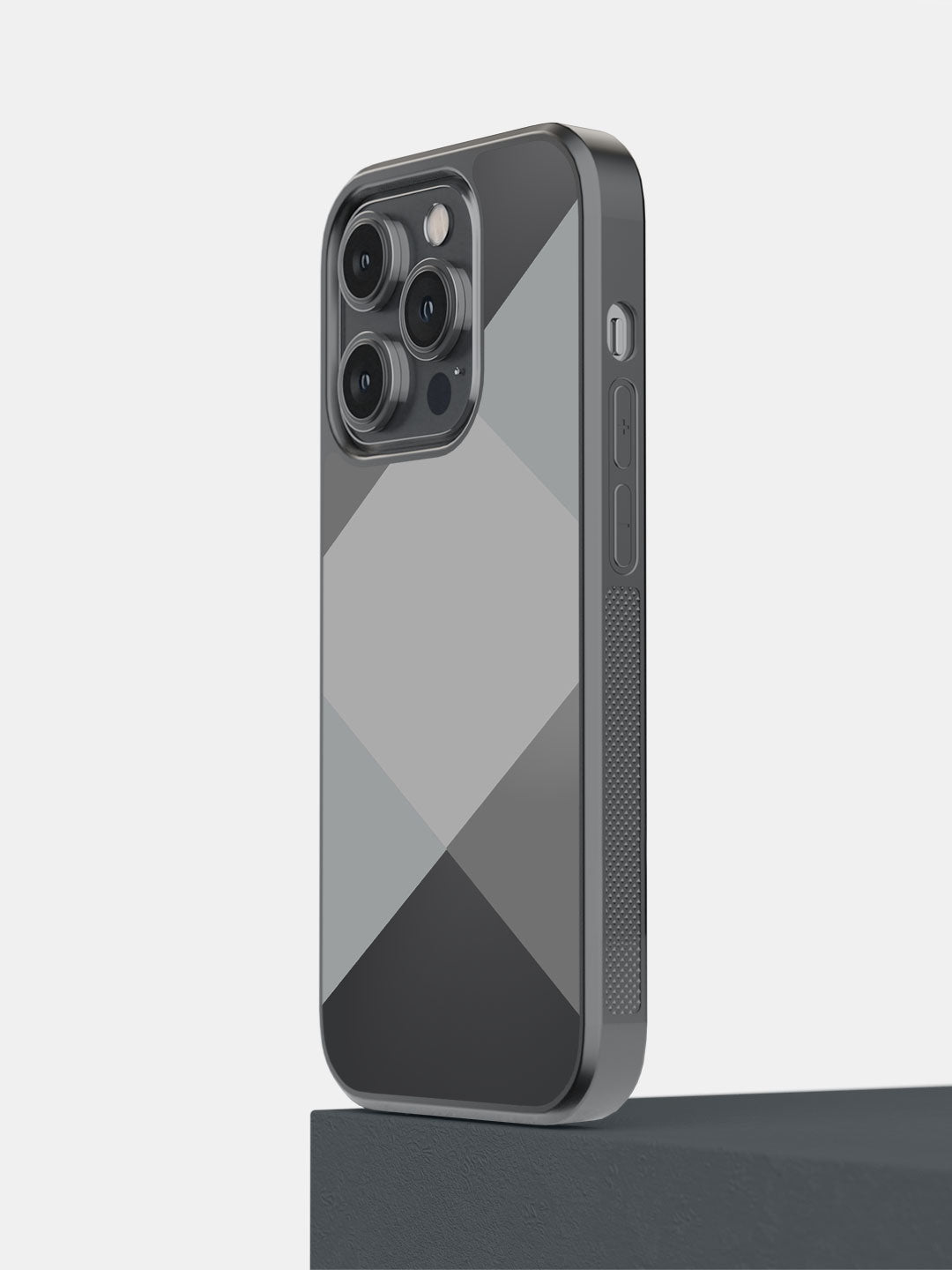 Criss Cross Grey - iPhone 14 Pro Bumper Cover