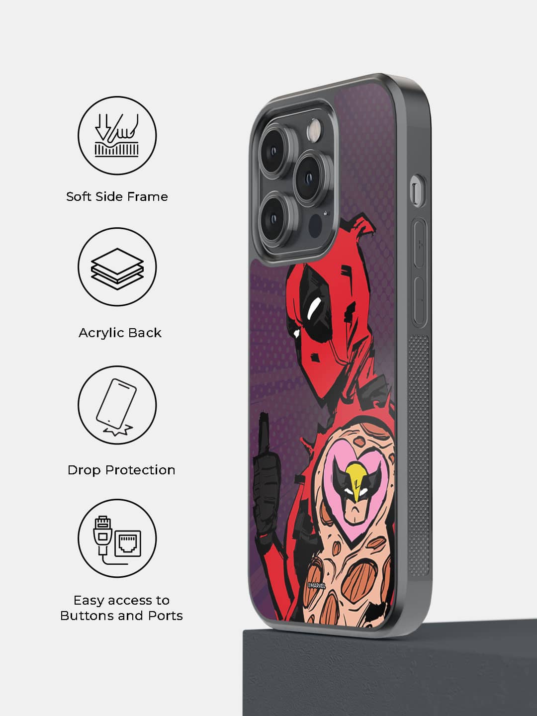 Deadpool Tattoo - iPhone 14 Pro Cover