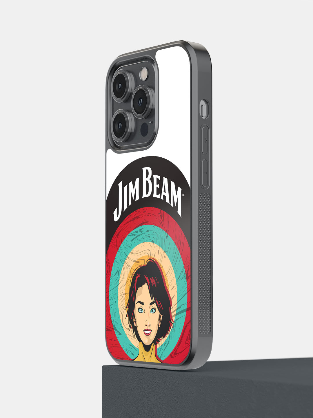 Jim Beam Character White - iPhone 14 Pro Cover