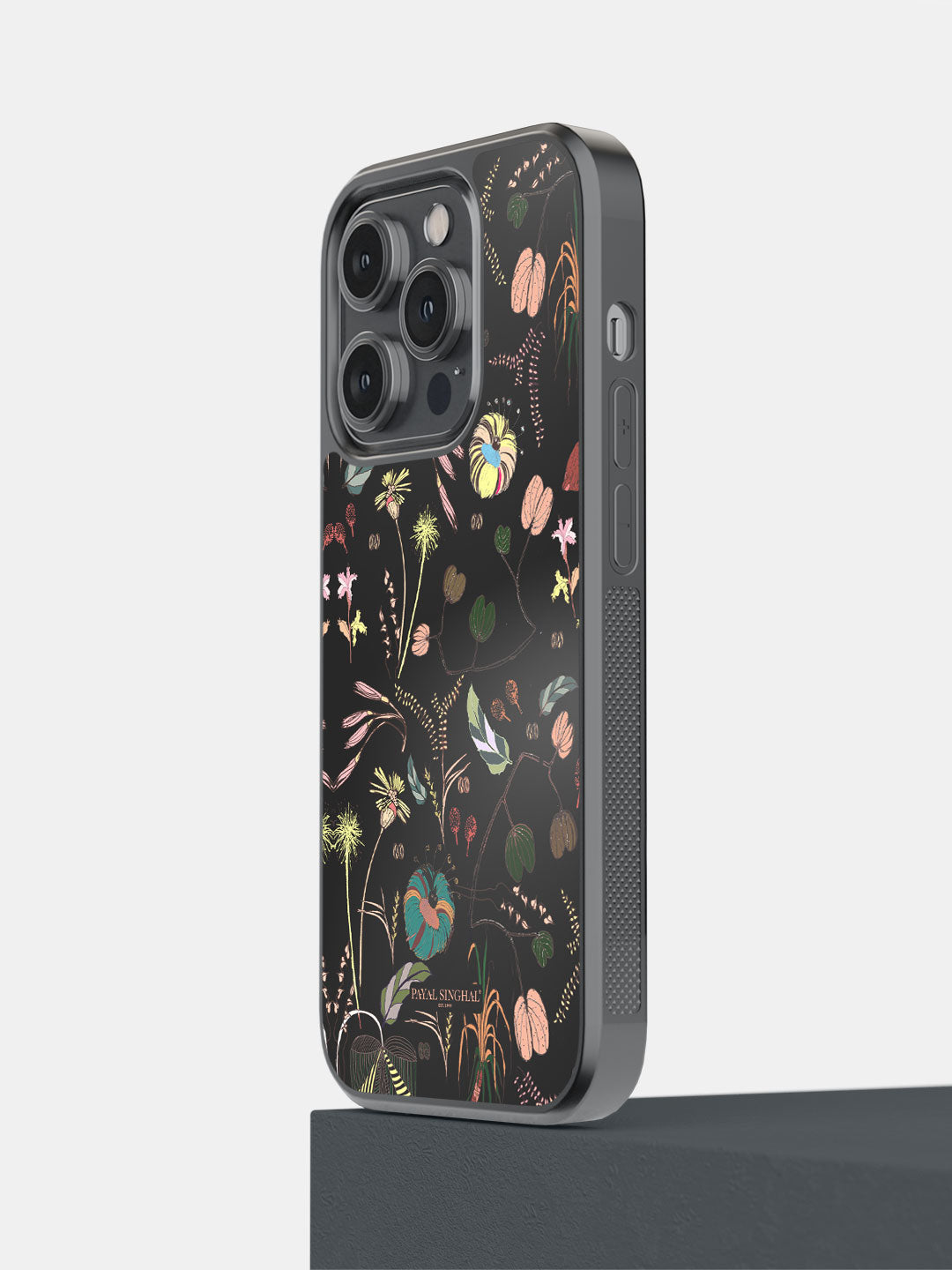 Payal Singhal Gunmetal Black - iPhone 14 Pro Bumper Cover