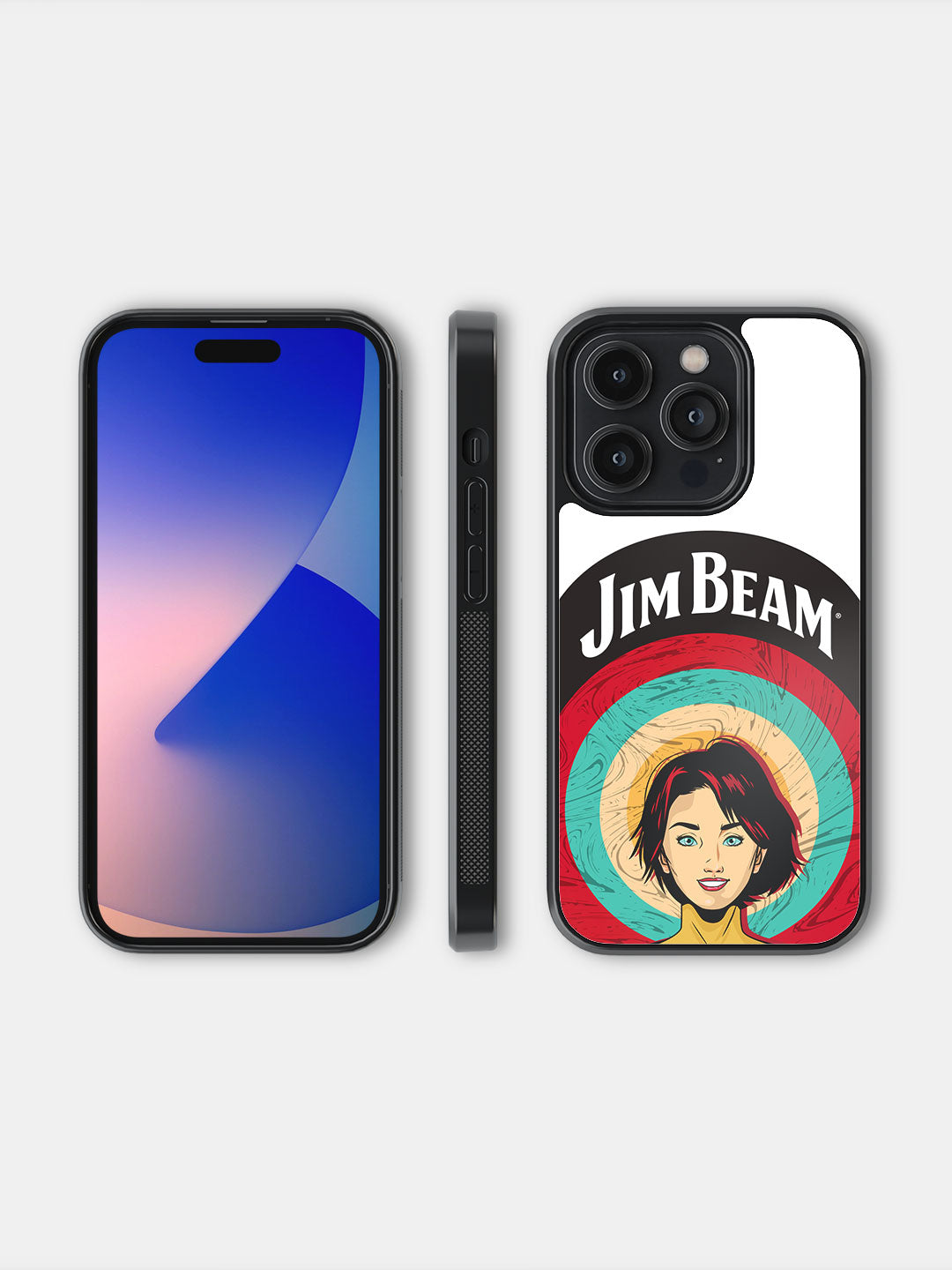 Jim Beam Character White - iPhone 14 Pro Cover