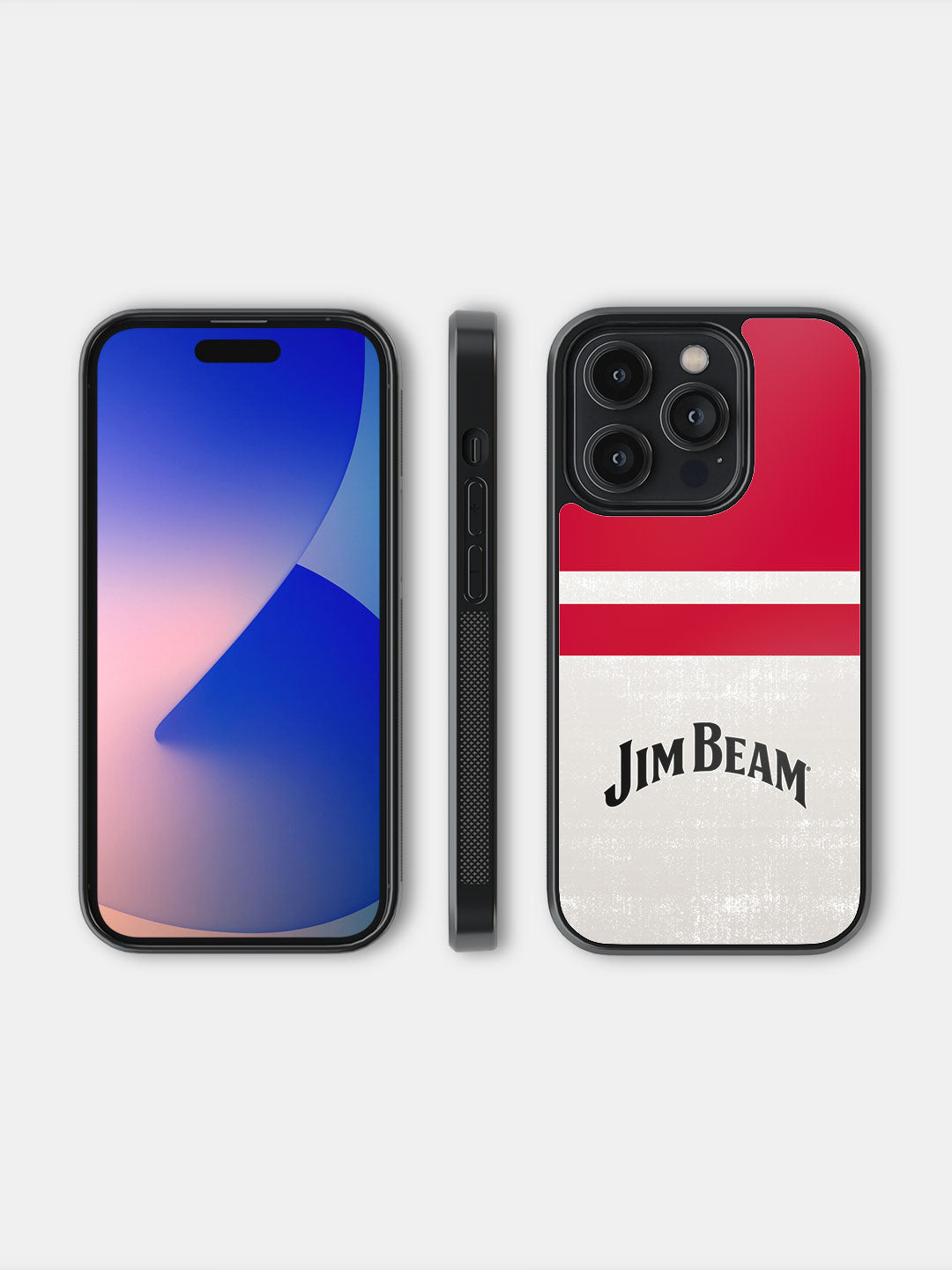 Jim Beam White Stripes - iPhone 14 Pro Cover