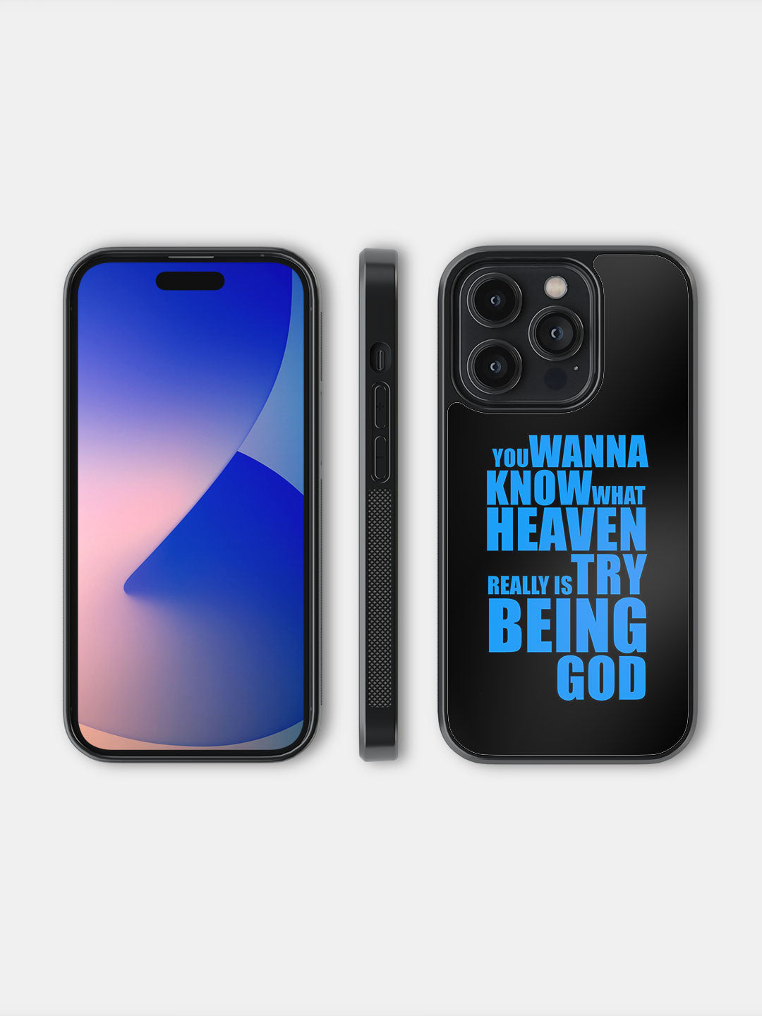 Try Being God - iPhone 14 Pro Cover