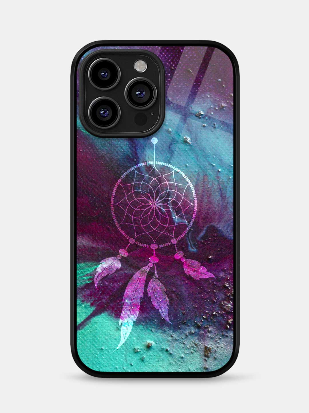 Dream Catcher Galaxy - iPhone 15 Pro Glass Cover