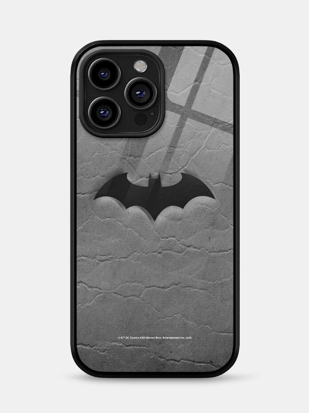 Fade Out Batman - iPhone 14 Pro Glass Cover