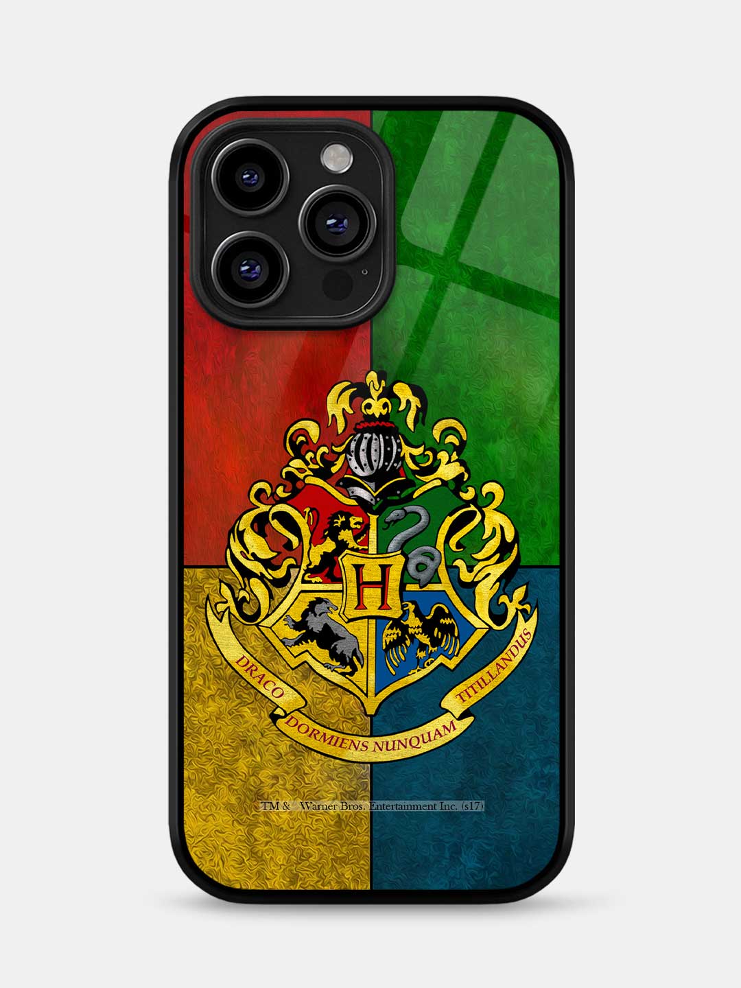 Hogwarts Sigil United - iPhone 14 Pro Glass Cover