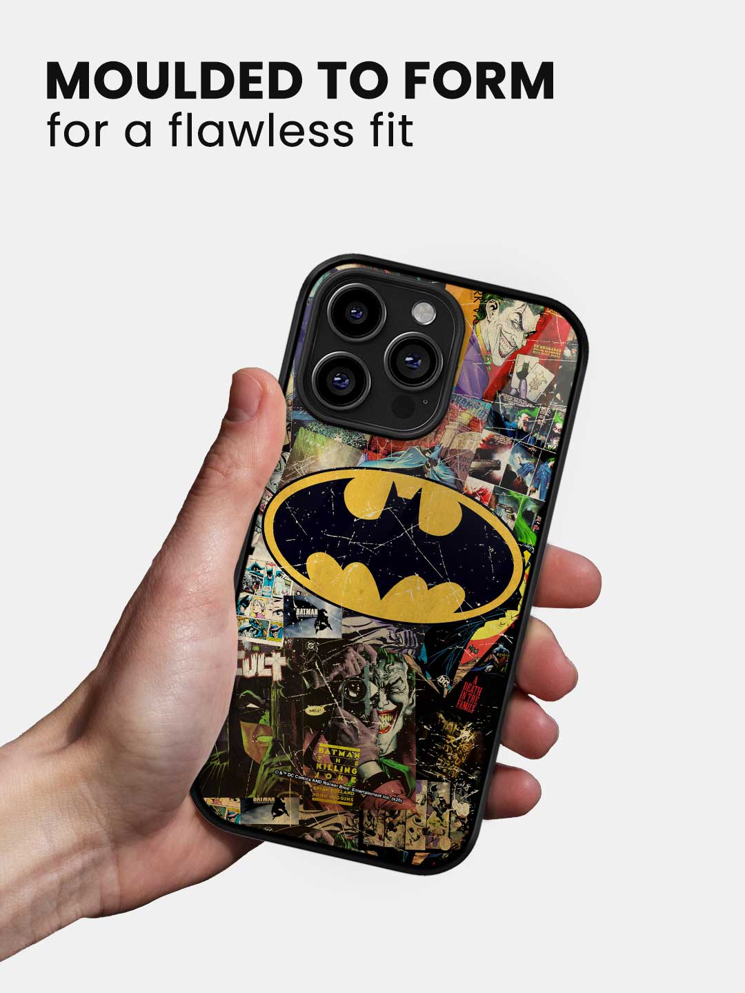 Comic Bat - iPhone 14 Pro Glass Cover