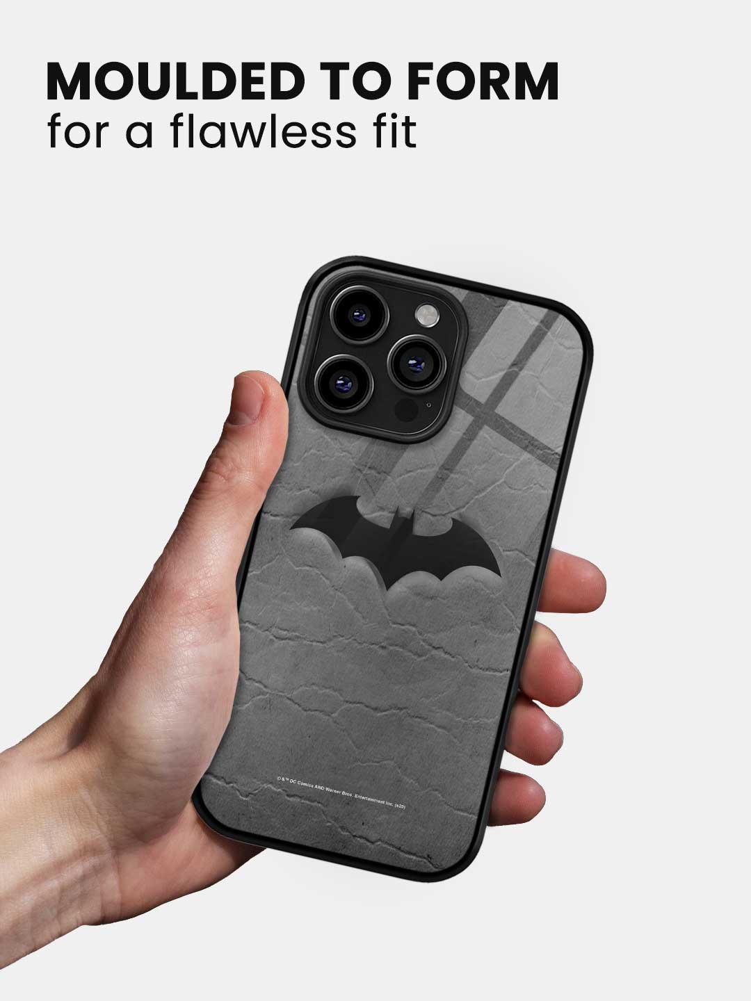 Fade Out Batman - iPhone 14 Pro Glass Cover