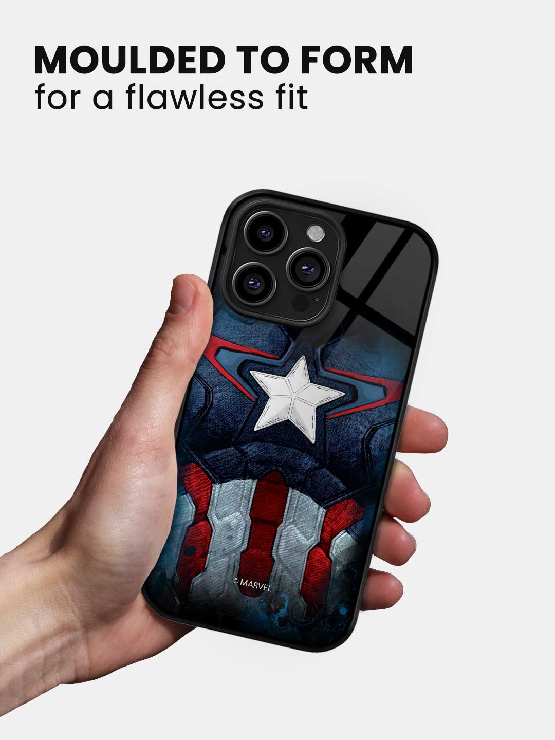 Suit up Captain - iPhone 14 Pro Glass Cover