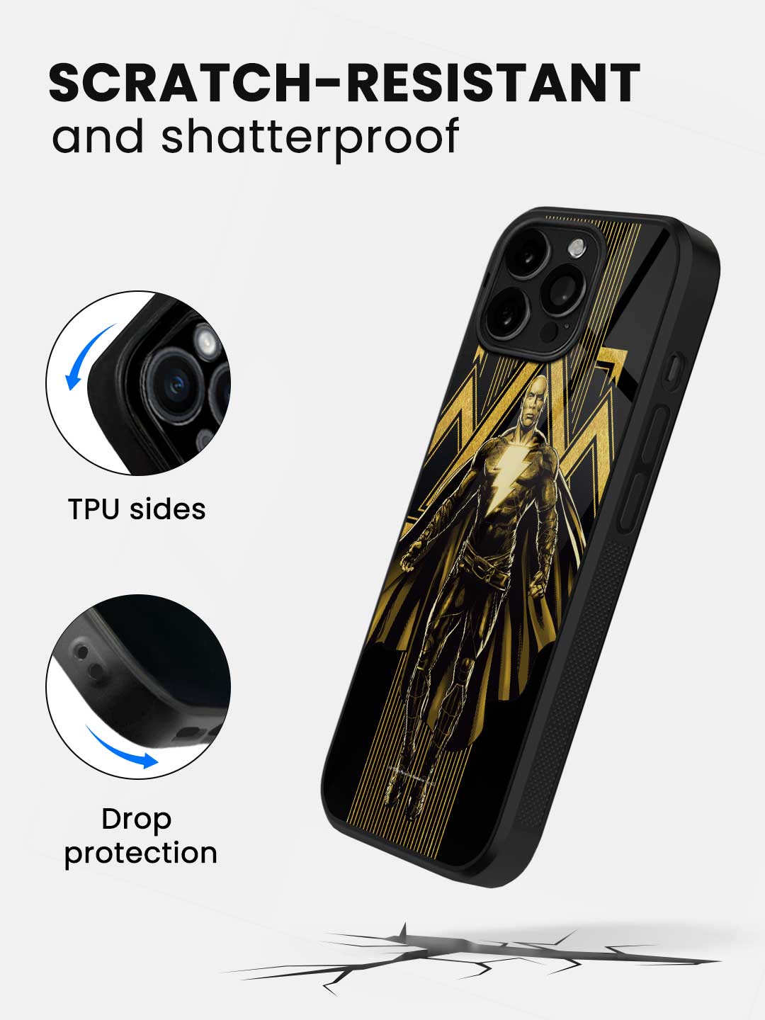 Gold Adam - iPhone 15 Pro Glass Cover