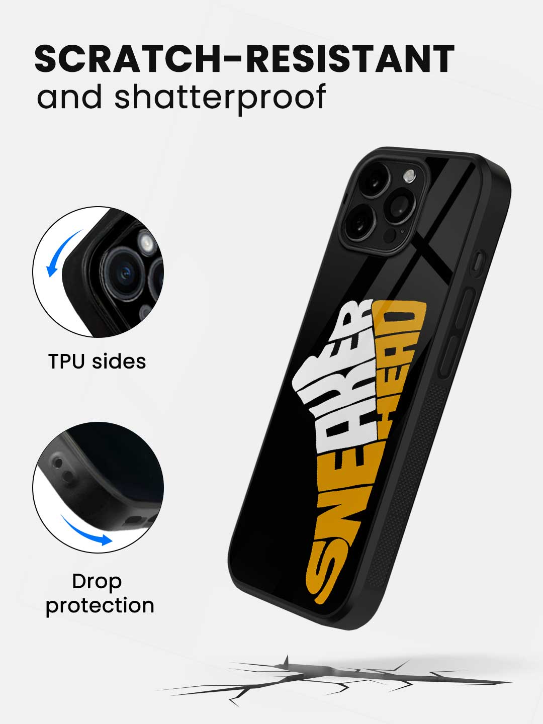 Sneakerhead Taxi - iPhone 14 Pro Glass Cover