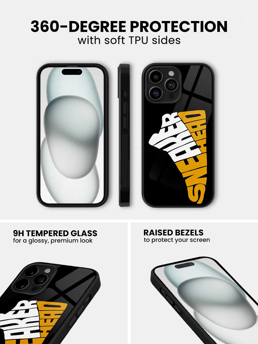 Sneakerhead Taxi - iPhone 14 Pro Glass Cover